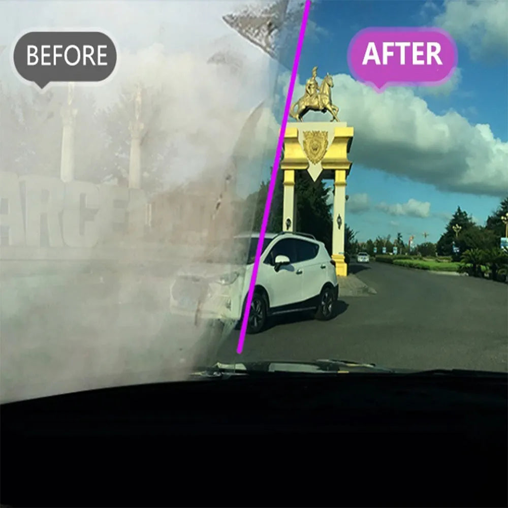 Car glass antifog spray bottle with fog remover label, 100ml option