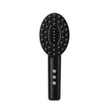 KD3802 Black scalp massage device with vibration head on a white background.