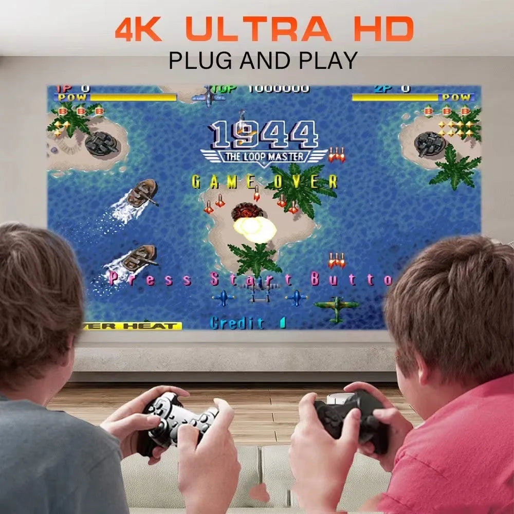 720p wireless game projector with screen handle for home gaming setup