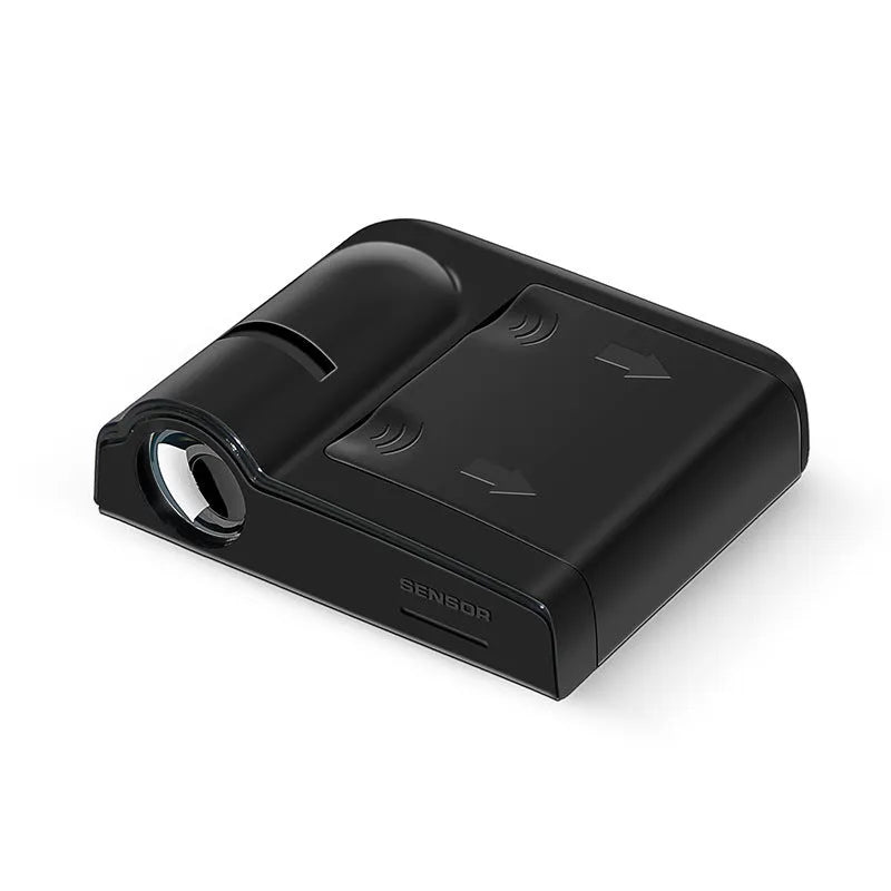 ABS plastic car projection radium lamp with universal fit in black or beige colour options