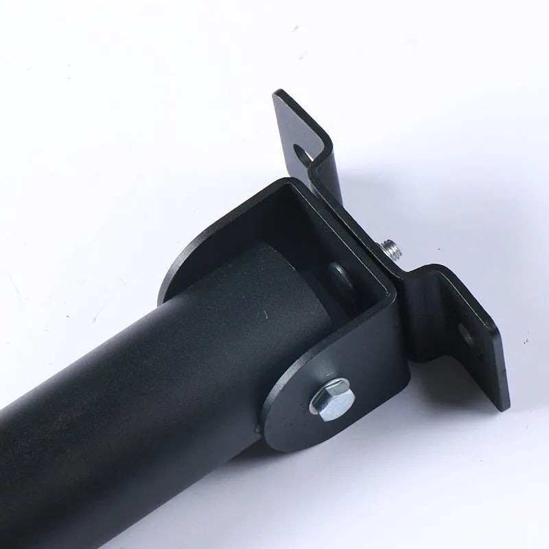 Steel wall-mounted shotgun barrel rack with 25 holding tubes and expansion screws