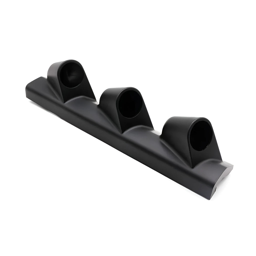 Black ABS car gauge mount for right-hand drive vehicles with 52mm universal instrument opening