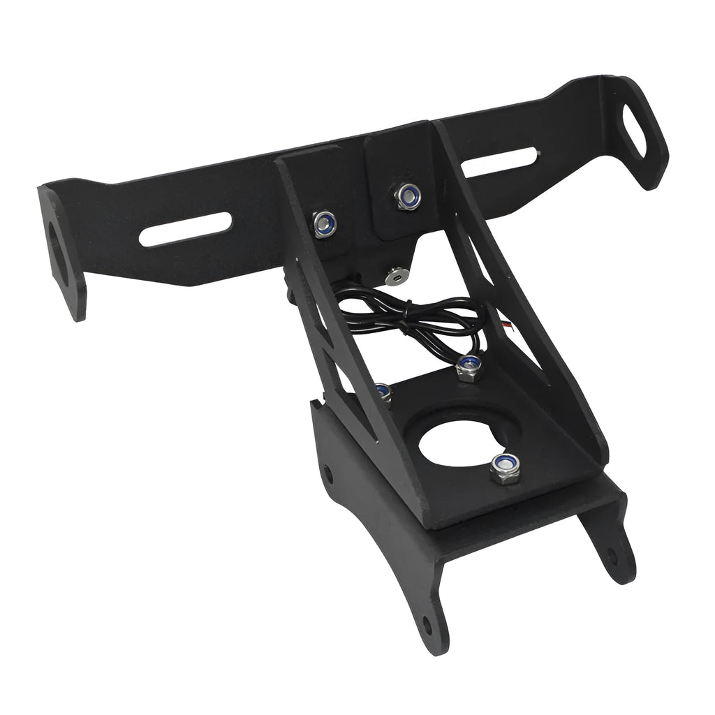 Black aluminium short tail licence plate holder bracket for Honda modified motorcycles