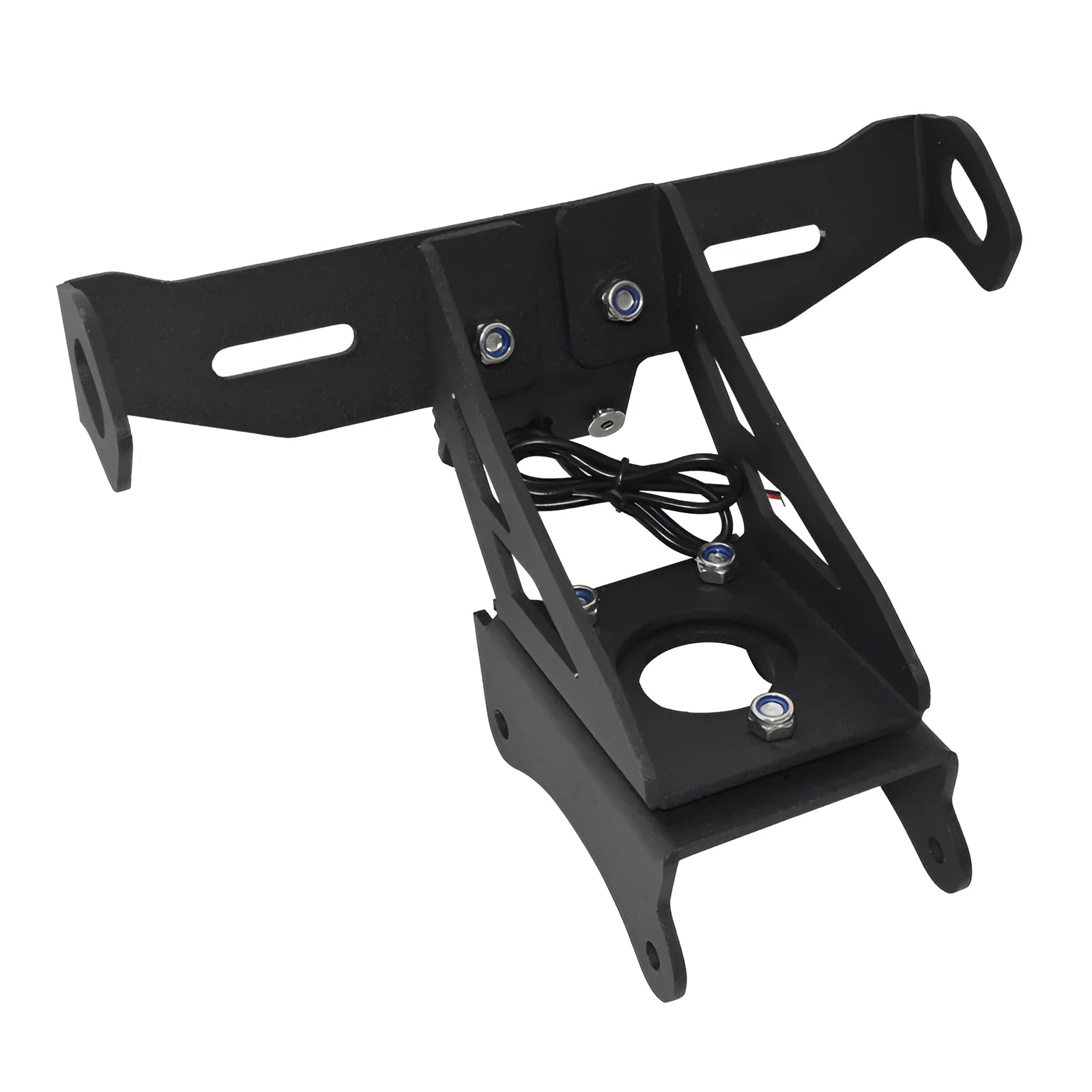 Black aluminium short tail licence plate holder bracket for Honda modified motorcycles