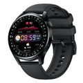 Smart watch ring with health monitoring and payment functions on silicone wristband