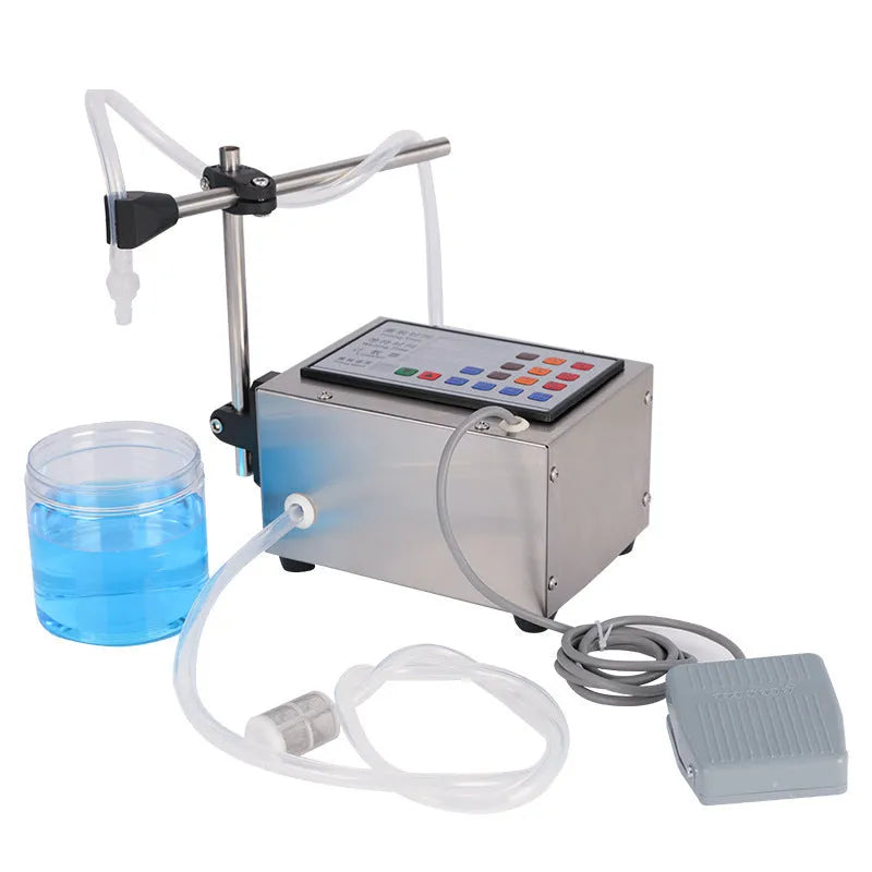 CNC Filling Machine with digital display and dispensing nozzle on a benchtop.