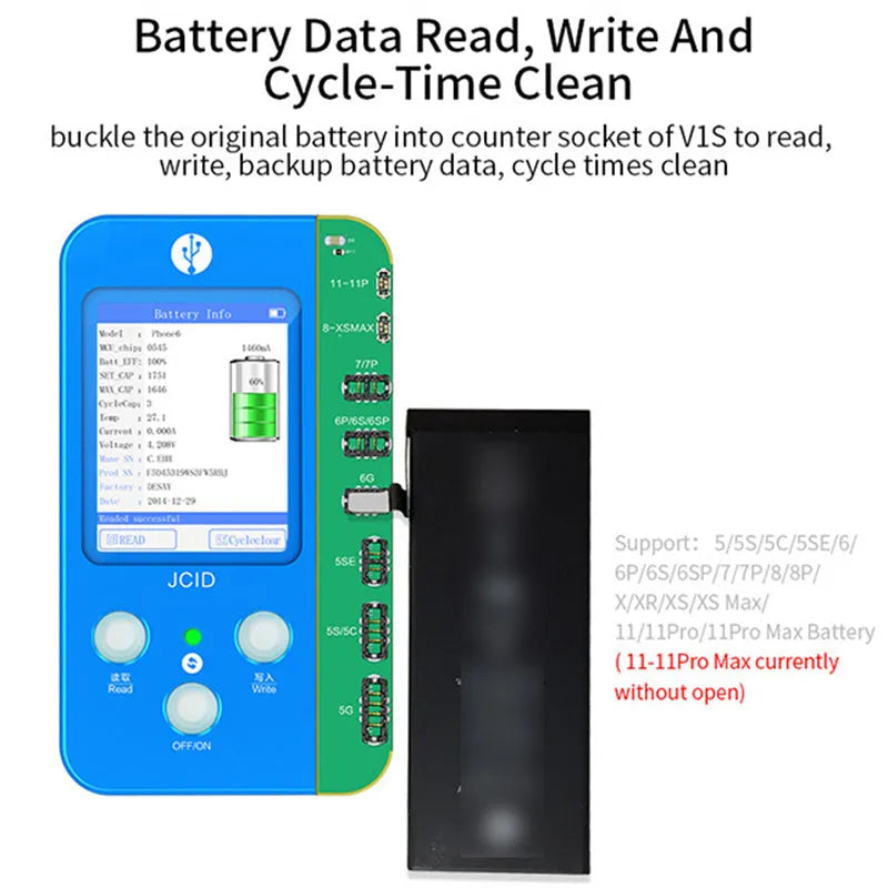 V1SE plastic lattice line face ic detector for Sincere phone colour and battery repair