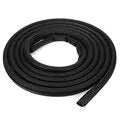 Black rubber sliding door seal for Toyota Hiace high roof measuring 5 metres length