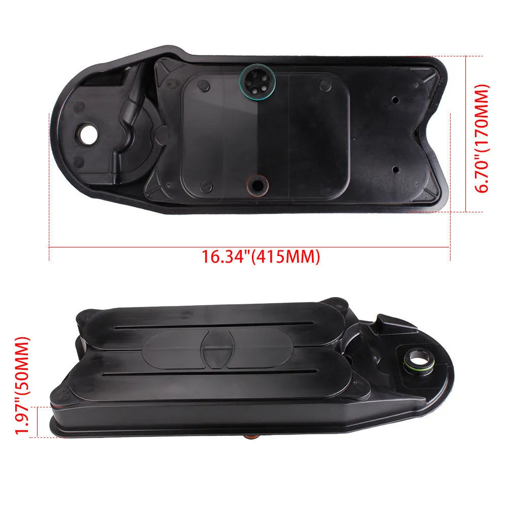 Black crankcase ventilation filter model OFI068 for Ram 2500 3500 5500 6.7L Cummins.