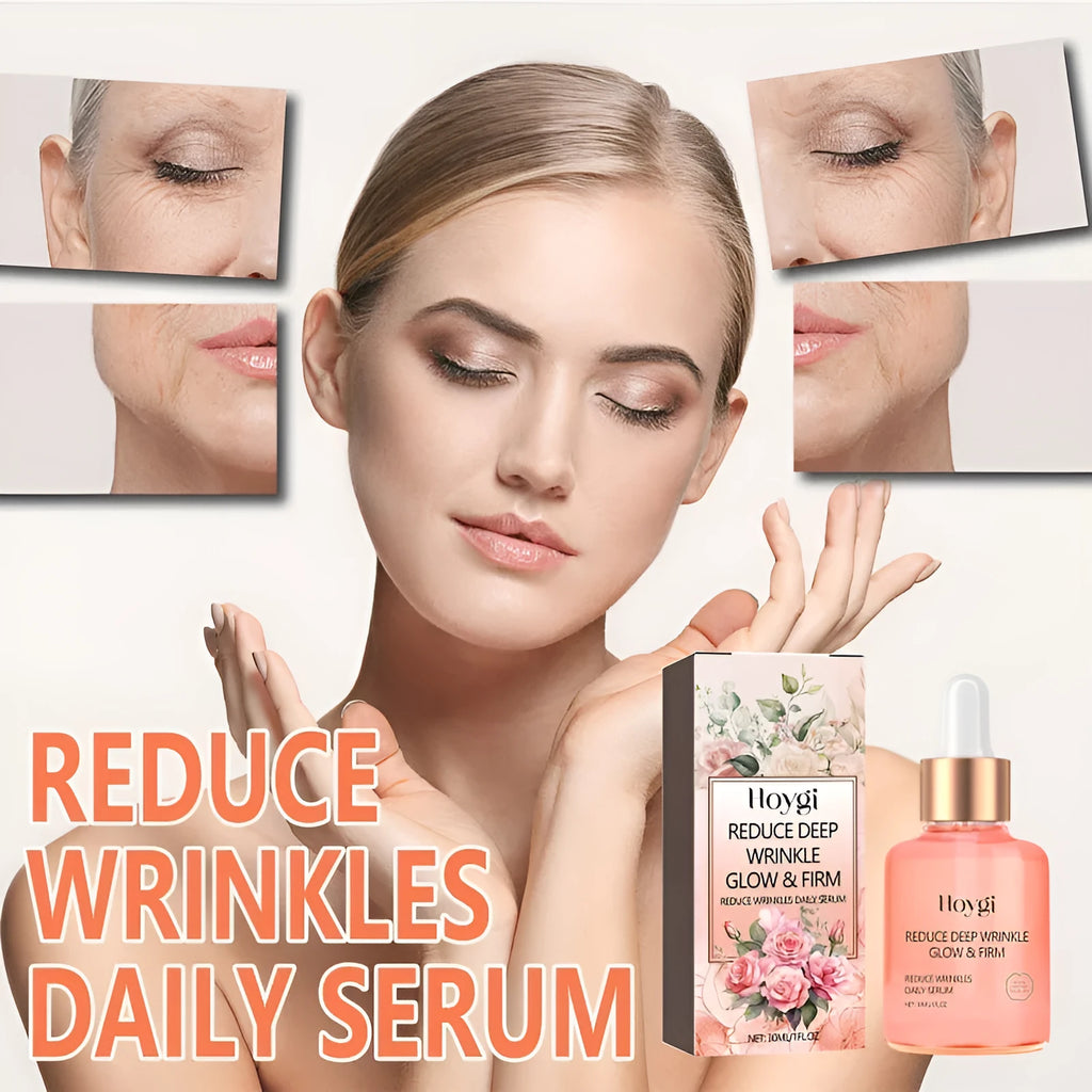 30ml rose essential oil in glass bottle for wrinkle smoothing and skin brightening