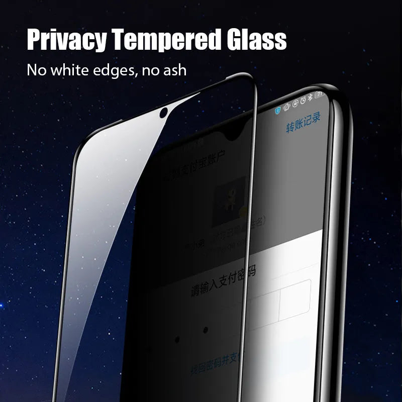 Anti-spy matte screen protector for Xiaomi Poco and Redmi Note smartphones