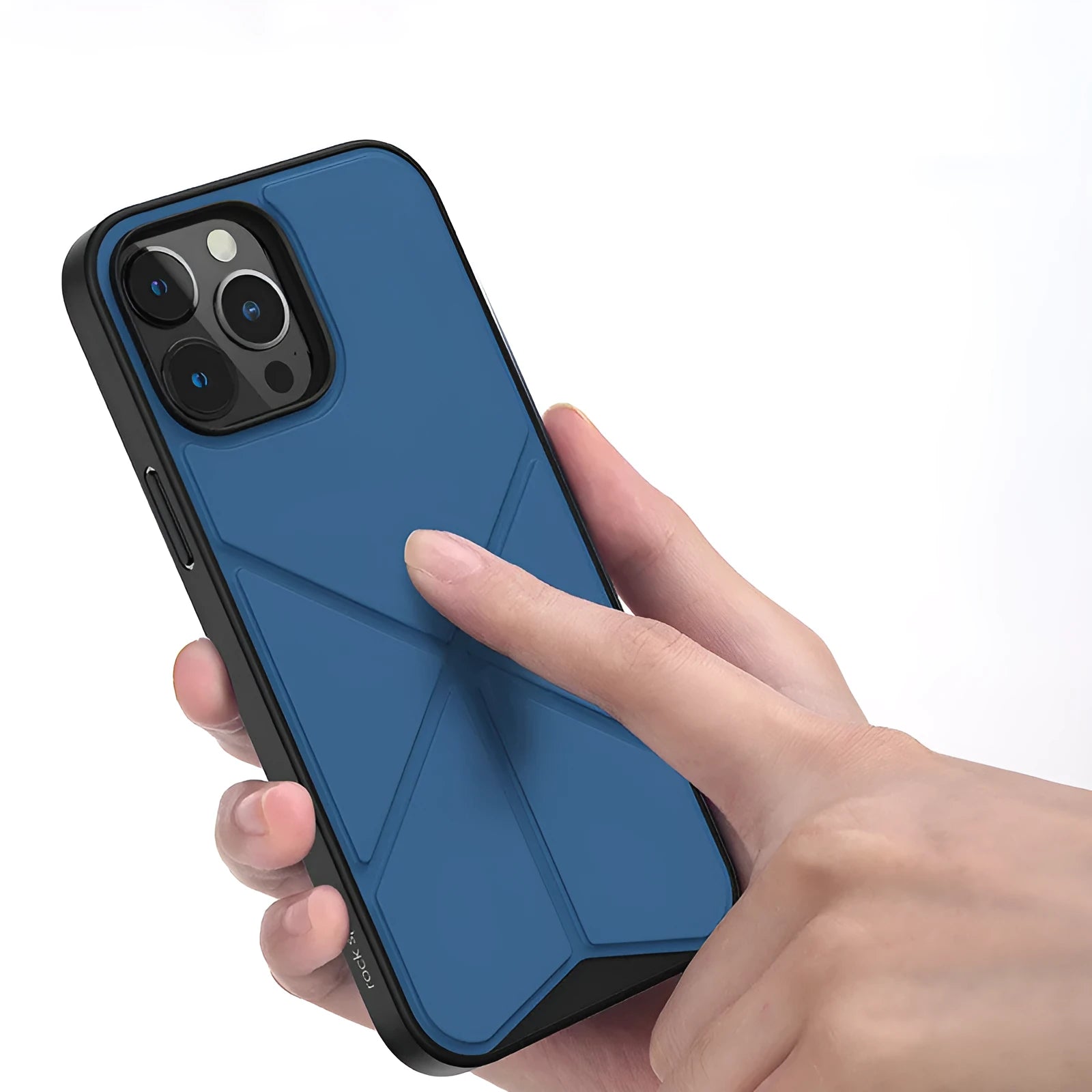 TPU phone case for iPhone 13 series in solid black or blue colour