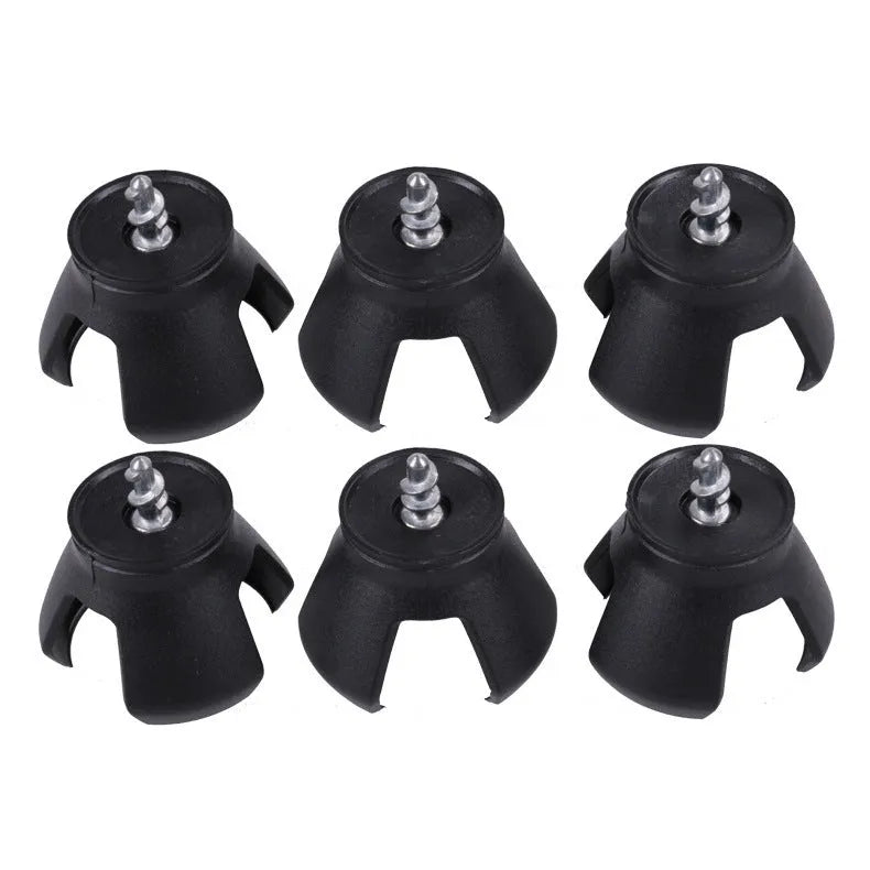 Black golf ball picking device with clip, 60g, on a putter