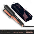 Hair straightener with temperature display and anion technology for hair styling