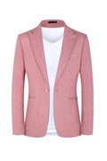 Men's light blue Western style casual two-piece suit with matching coat