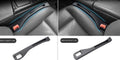 Black plastic car seat gap storage organiser with handle for phones and keys