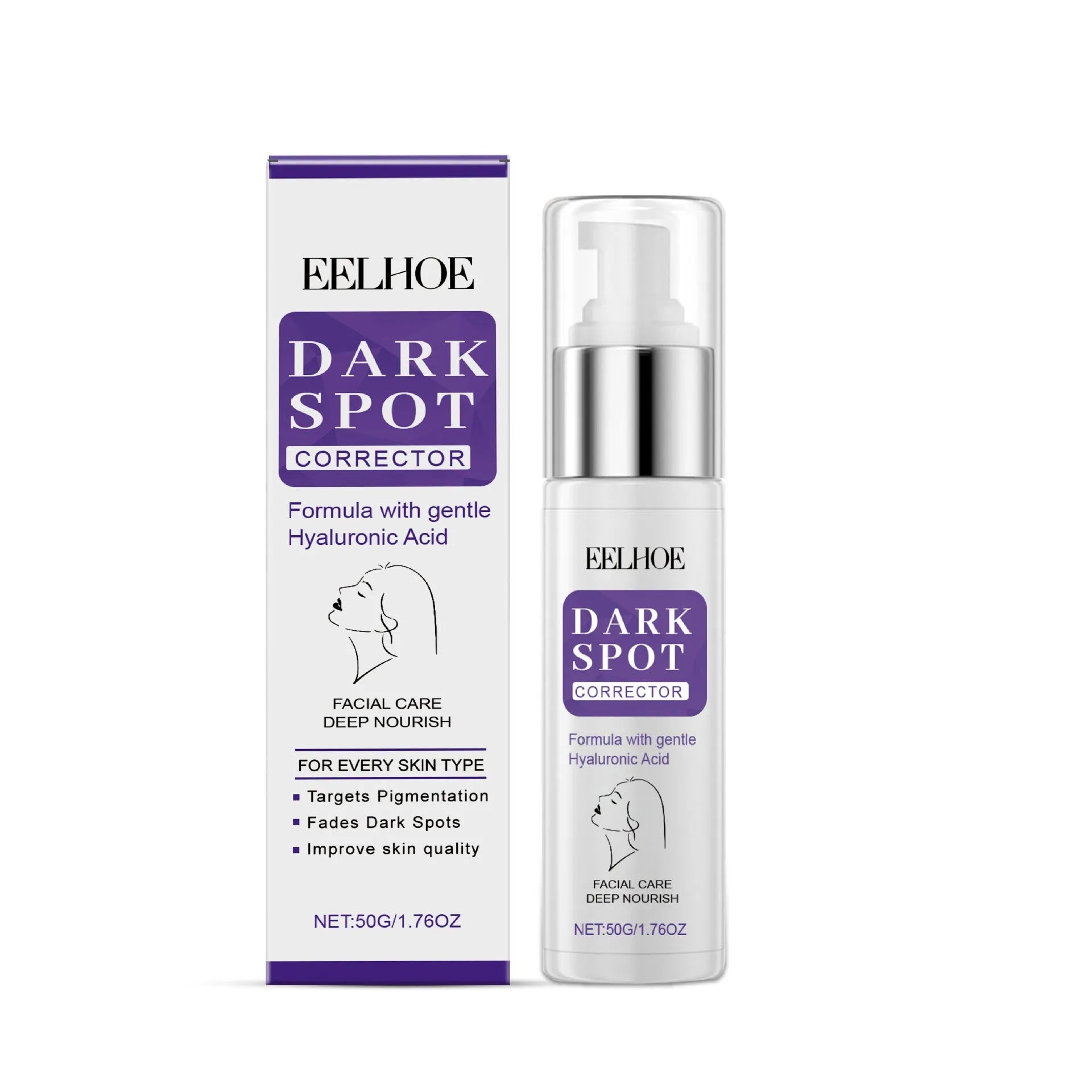 50g jar of skin care cream for daily moisturising and balancing water and oil.