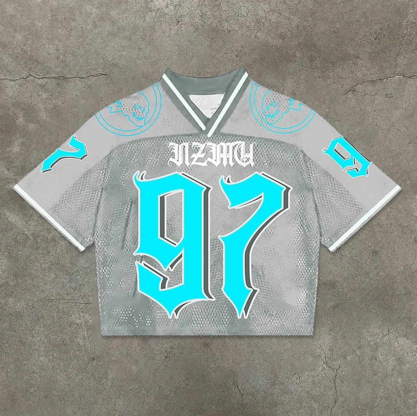 Black men's t-shirt with digital print, round neck and short sleeves on thin polyester fabric