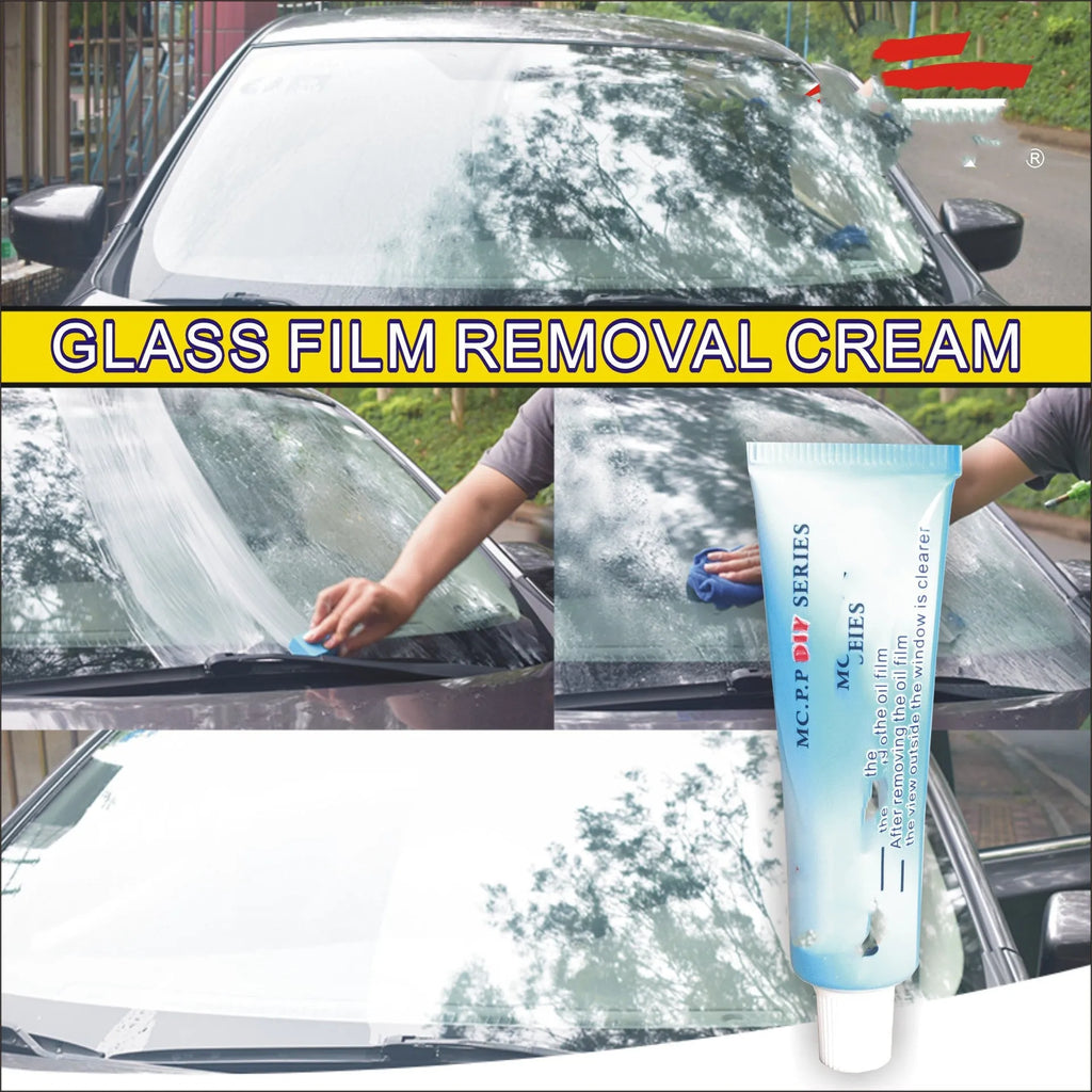Automotive glass anti-fog kit with 15ml rainproof agent in white English packaging