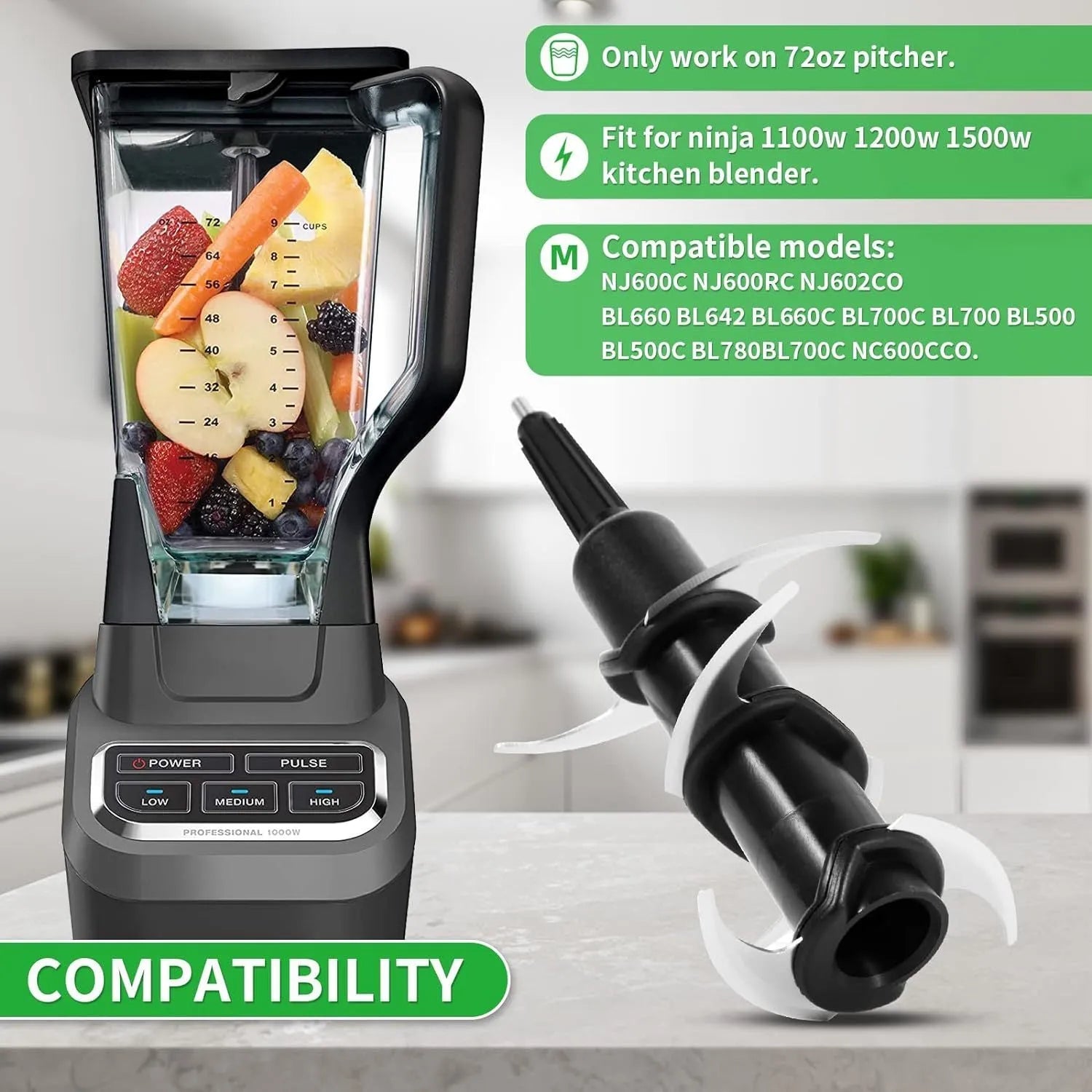 Stainless steel six-stack juicer blade seat replacement accessory measuring 10 by 21 centimetres.