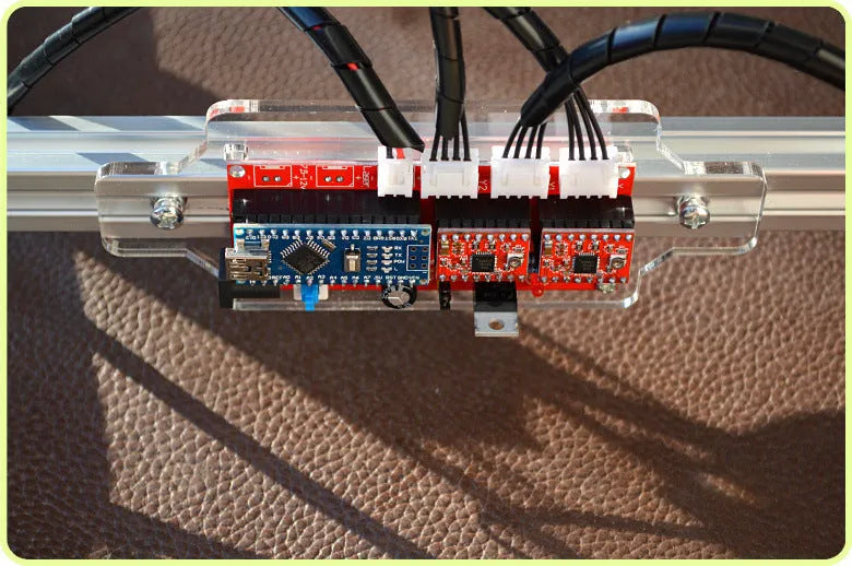 Miniature laser engraving machine with 3000mw laser module and 400x300mm bottom plate