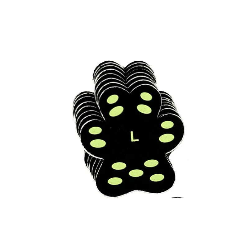 Breathable invisible silicone cloth dog claw pad footsticker 8-pack S M sizes