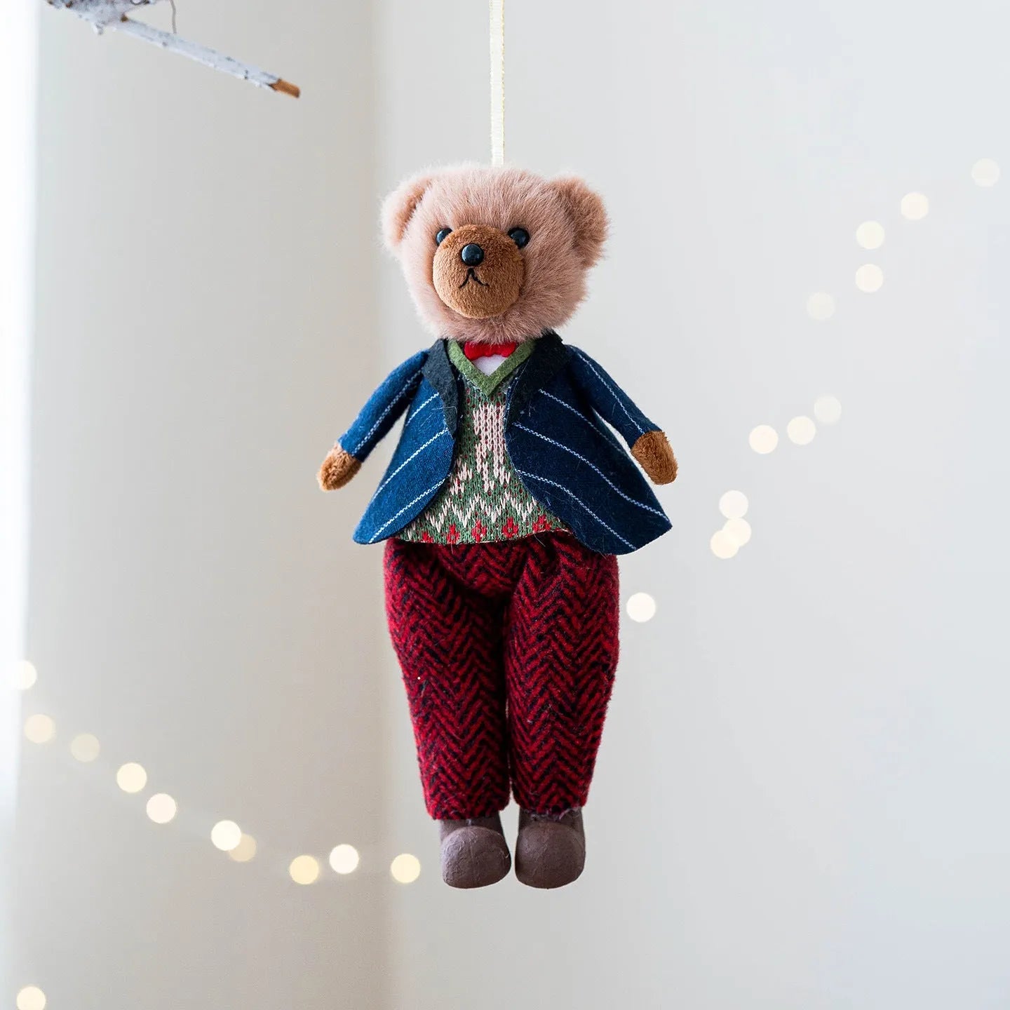 Princess bear and gentleman bear plush doll couple set in soft cloth material