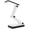 COB mobile phone folding lighting desk lamp black white 120 lumens touch dimming USB battery powered 13.3x7.2x28 cm