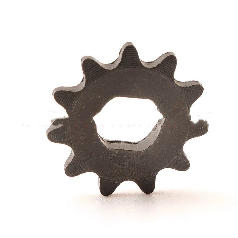 Motorcycle 11-tooth cast iron gear for 25H T8F chain reduction systems