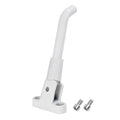 Aluminium alloy foot brace for electric scooter in black with screws and hex wrench
