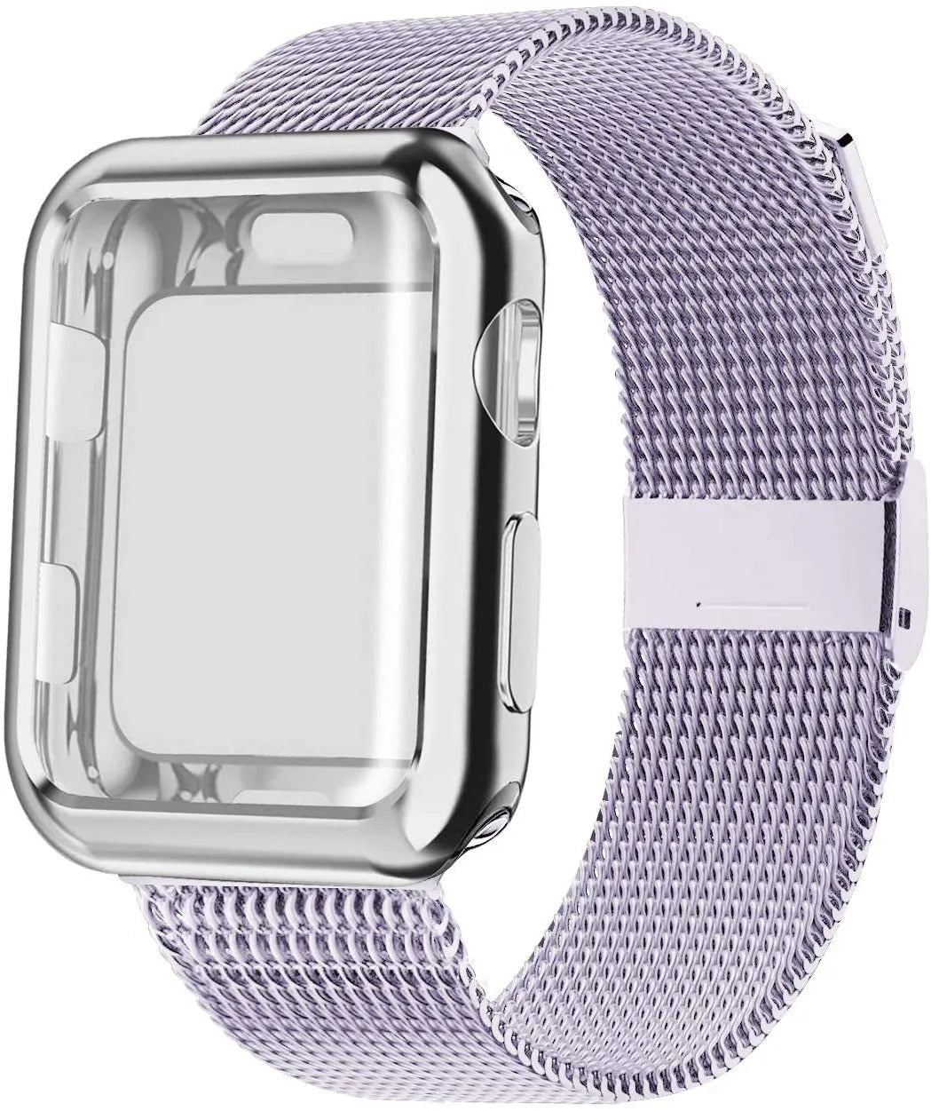 Magnetic Milanese metal Apple Watch band in multiple colours with adjustable clasp for 38mm 40mm 42mm 44mm models