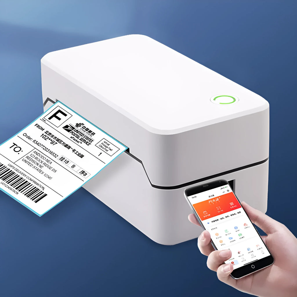 TDL401H Bluetooth thermal receipt printer with compact desktop design for order processing