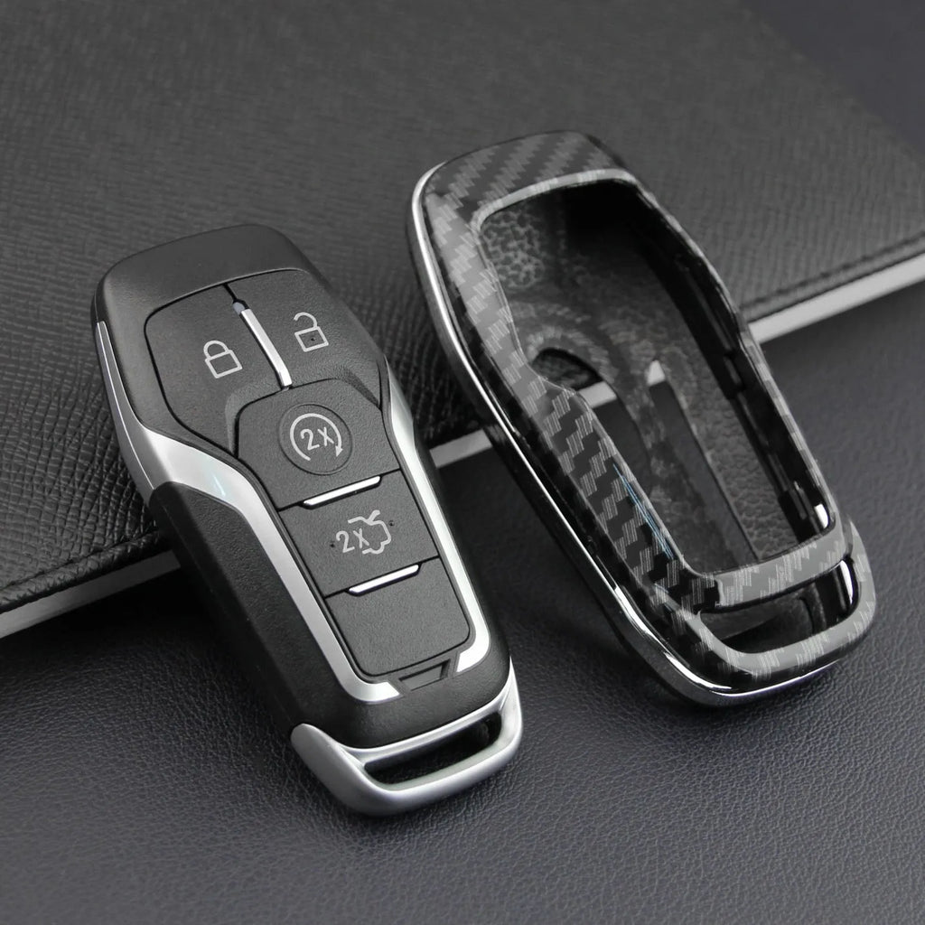 Plastic protective shell for car key remote with single shell design and buckle option