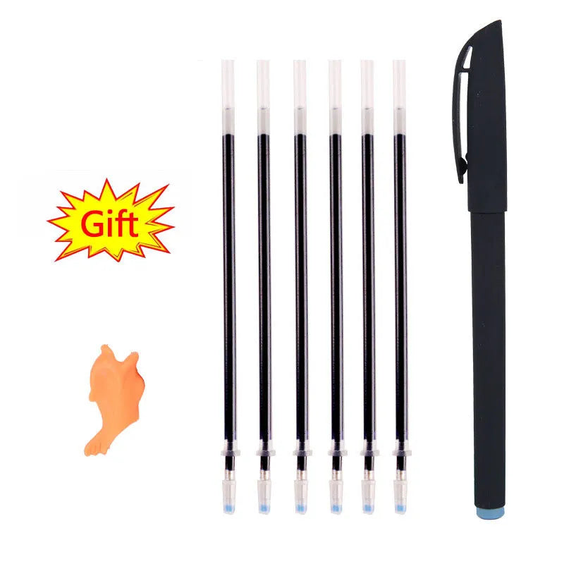 Magic stylus calligraphy practice copybook set with 4 books, pen, and refills in white, light gray, dark gray, and black