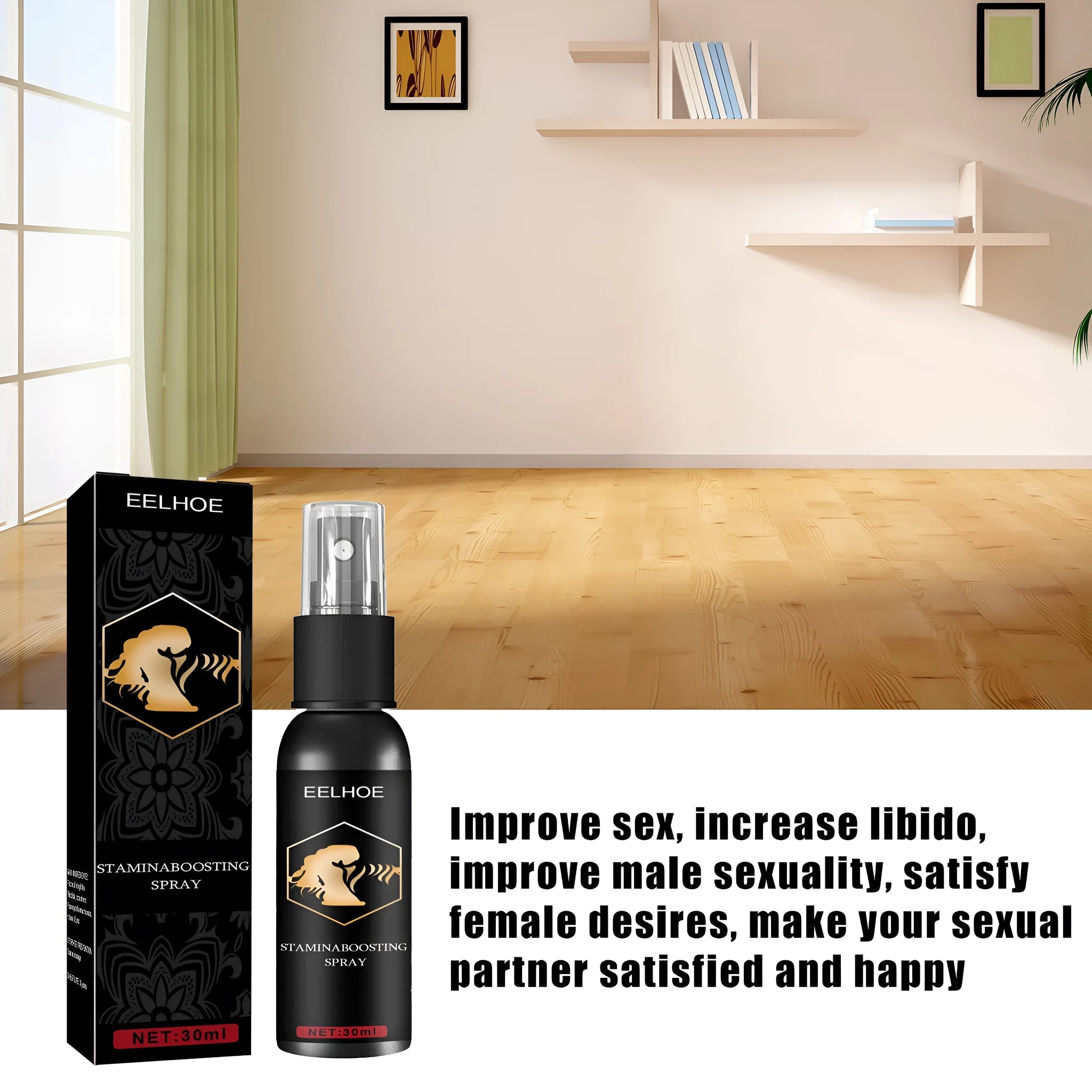 30ml men's body moisturising and massage treatment oil spray for hip care
