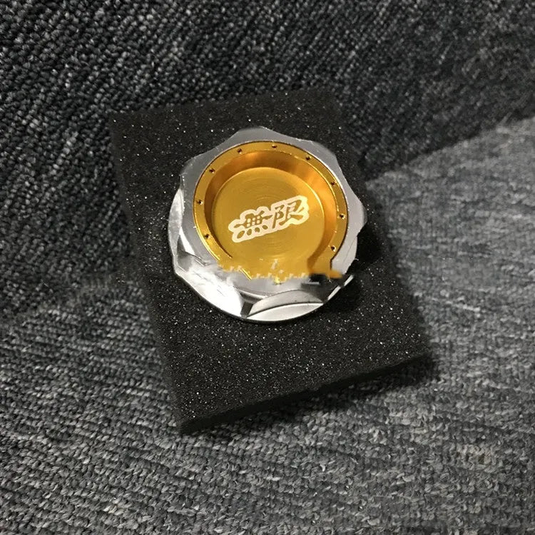 Aluminium alloy oil filler cap for Honda vehicles in six colour options.