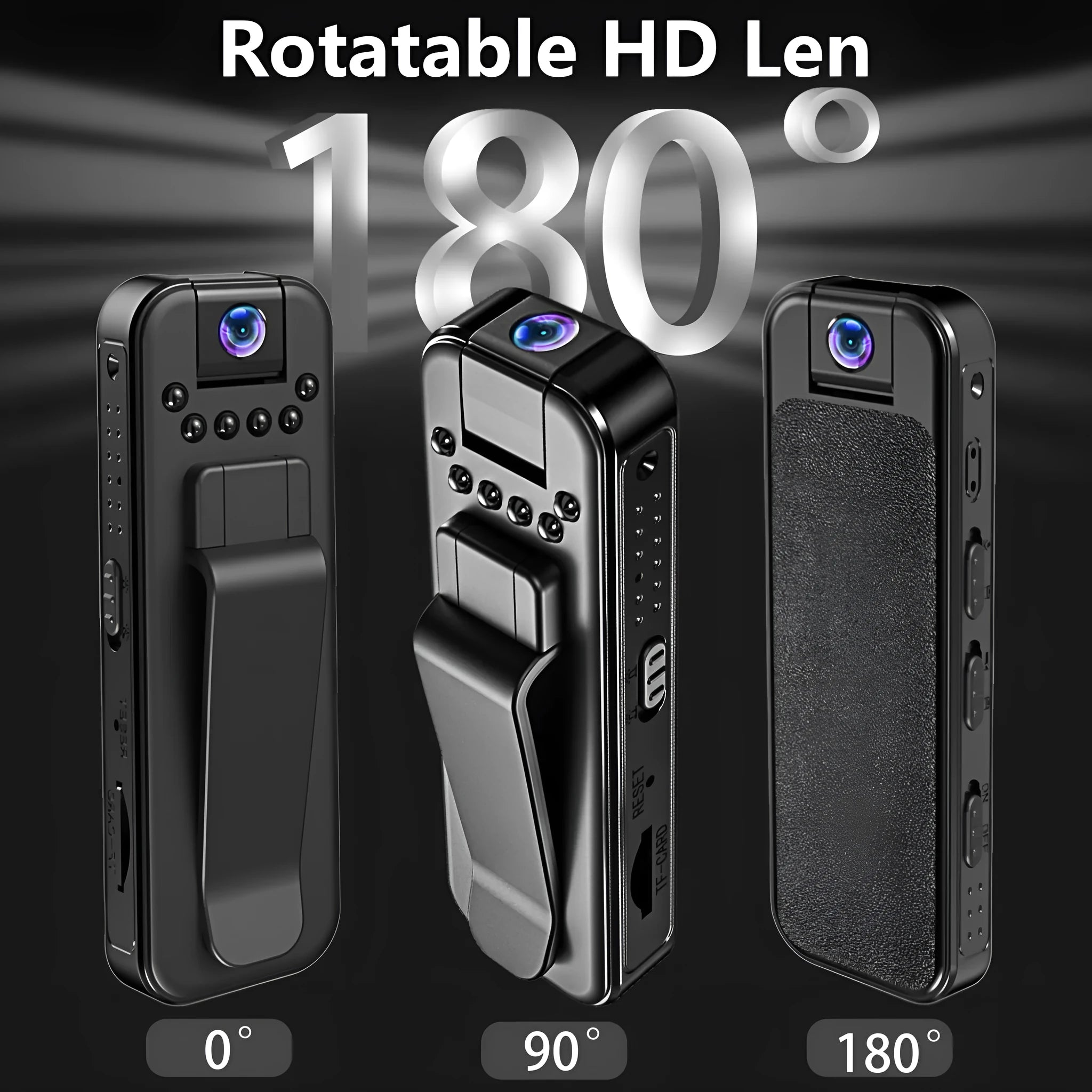 L7 home security camera with wifi connectivity and infrared night vision capability