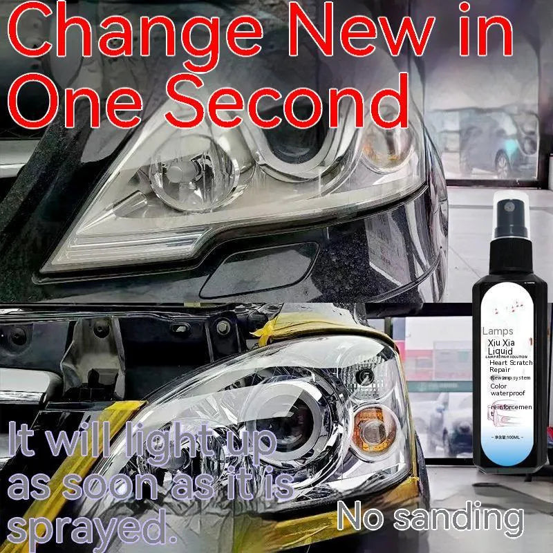 100 ml bottle of car headlight renovation repairing liquid for plastic lenses