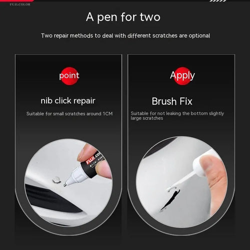 12ml automotive touch-up paint pen for car scratch repair in various colour options