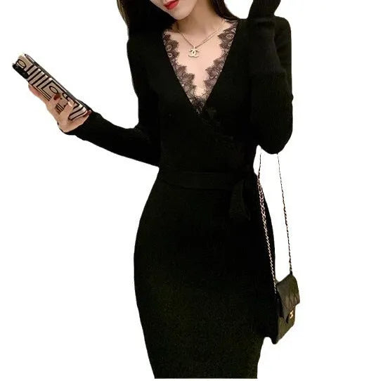 Black solid colour polyester princess dress skirt with free size fit and elegant styling