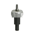 Ignition module wrench made of carbon steel with aluminium knobs, showing size scale.