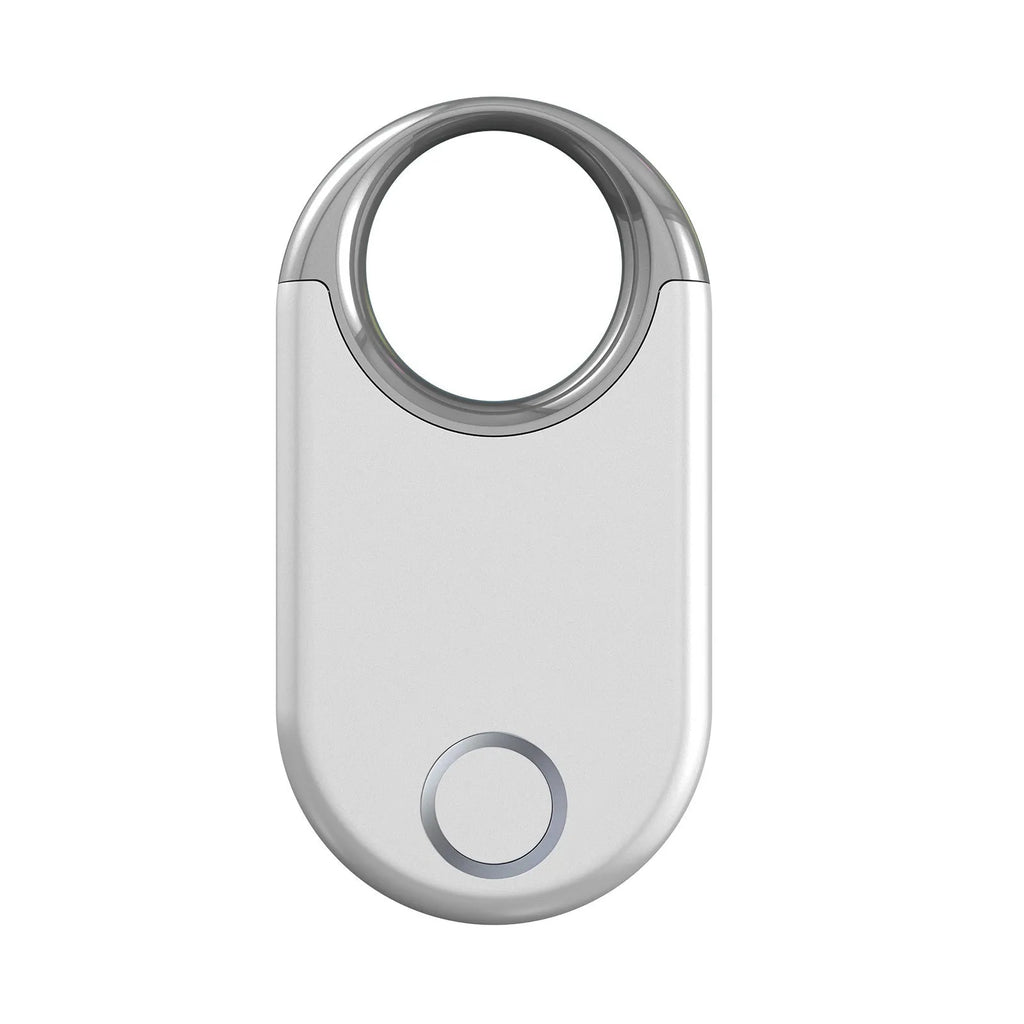 Compact black GPS anti-loss tracking device measuring 55.1mm with USB charging port