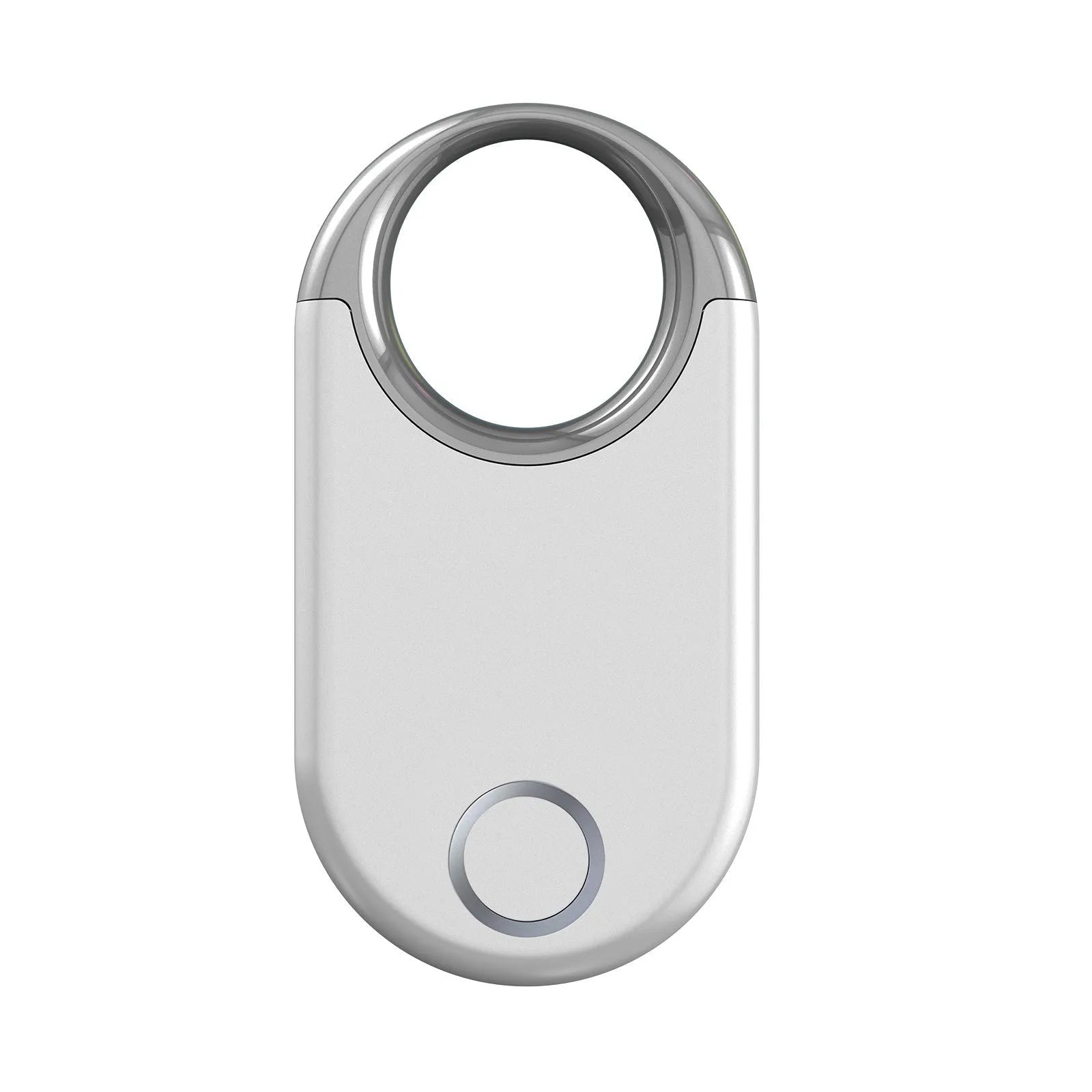 Compact black GPS anti-loss tracking device measuring 55.1mm with USB charging port