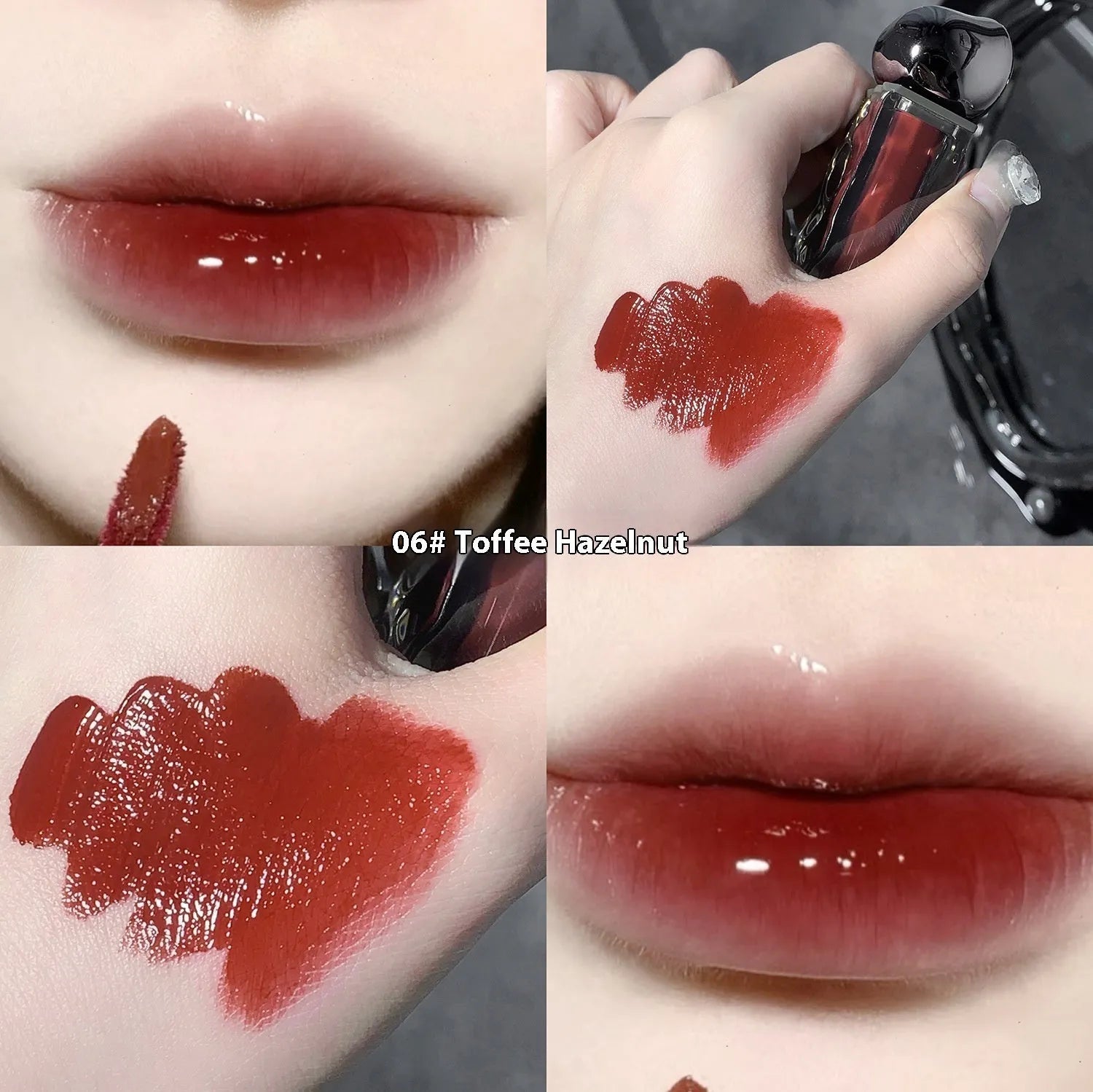 Glacier Lava Lip Lacquer mirror lip gloss in seven colour numbers 01 to 07