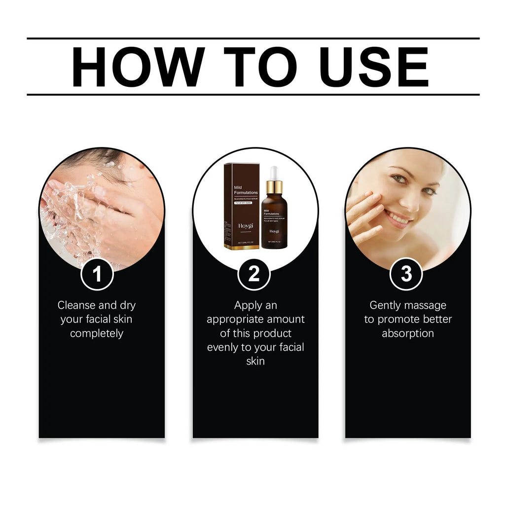 30ml facial skin care essence bottle with hyaluronic acid, collagen and vitamin C