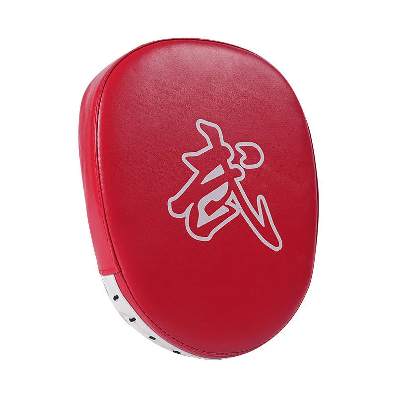 Boxing punch mitts in curved and flat styles for Sanda and Muay Thai training