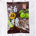 Bag containing three packs of hard candy: guava flavour, plum sugar, and tangerine peel candy, totalling 1055g.
