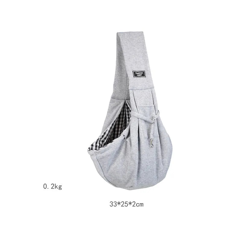 Foldable cat messenger backpack in a choice of colours, shown with shoulder straps and breathable panels.
