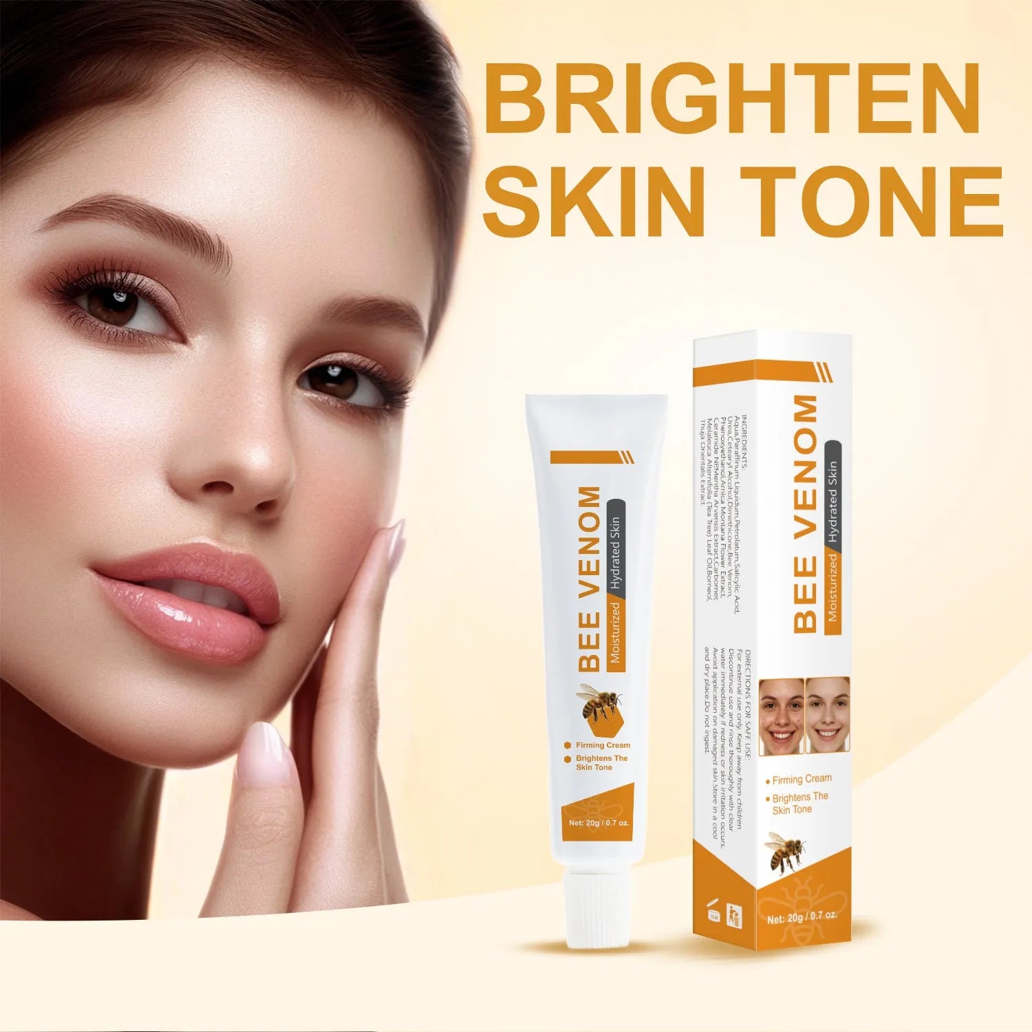 BEE Facial Neck Cream 20g jar for face and neck moisturising
