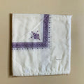 Printed square scarf in coffee colour on adult man, 138x138cm polyester fabric